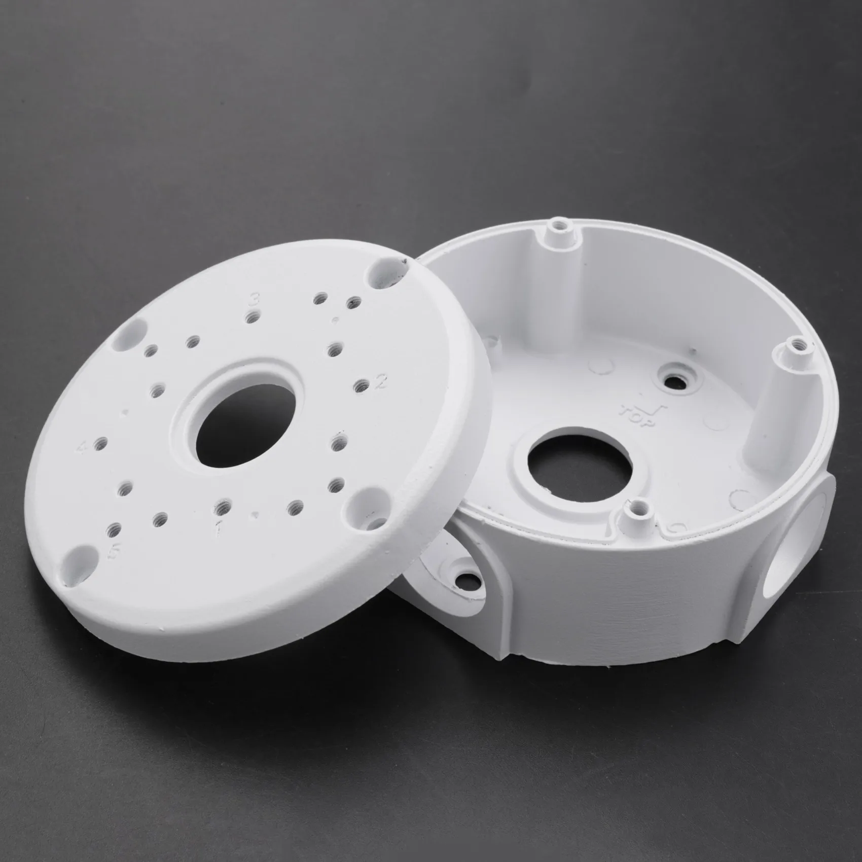 FUFU Universal Security Camera Junction Box Mount Bracket,Outdoor Use Waterproof Wall Ceiling Mount Cable Base Boxes
