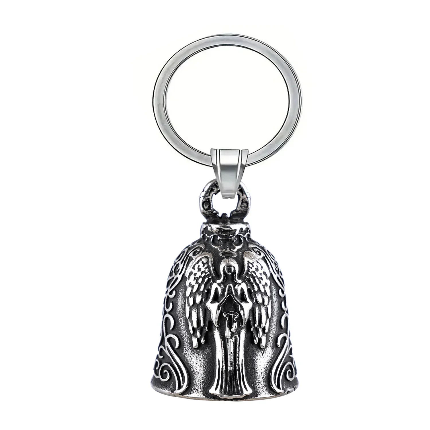 St Christopher Guardian Bell Pendant Key Chain