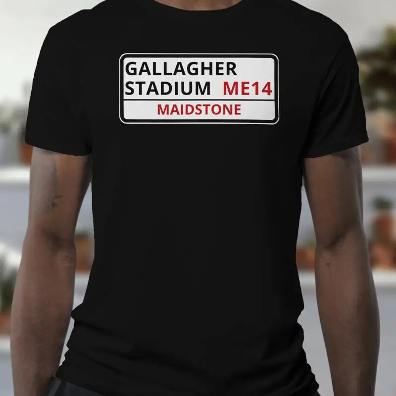 

Футболка Maidstone — Стадион Gallagher — Уличный знак — Органический — Унисекс