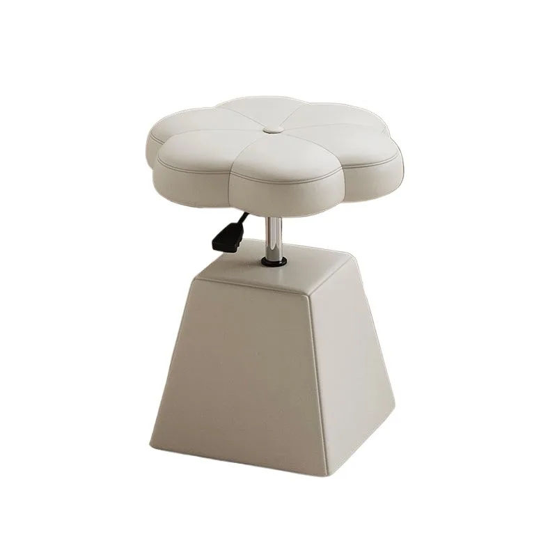 Lifting rotating dressing stool, bedroom cream wind makeup stool