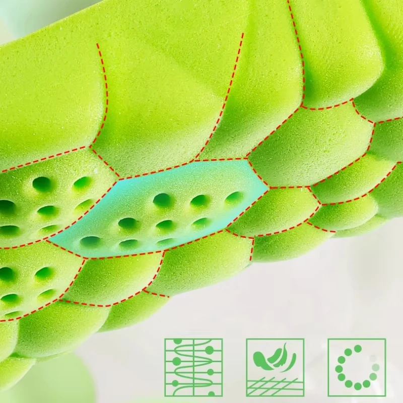 1 Par de Plantillas para Aumentar la Altura, Transpirables, Antiolor, Amortiguadoras, Suaves y Cómodas, Plantillas Deportivas con Aire - Image 6