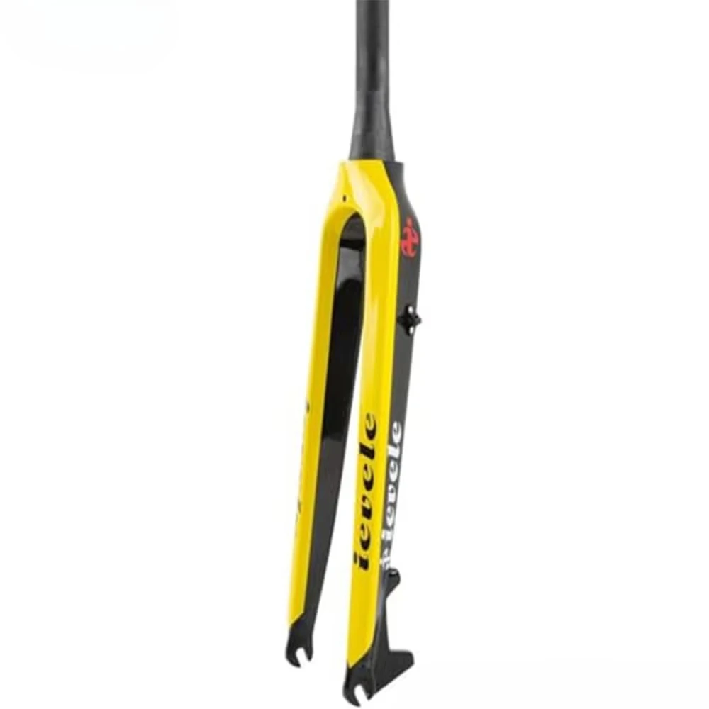 Full Carbon Fiber Mountain Mtb Bike Tapered Tube Hard Fork Front 26/27.5/29inch Wheels 1-1/2 Rigid Disc Brake Fork