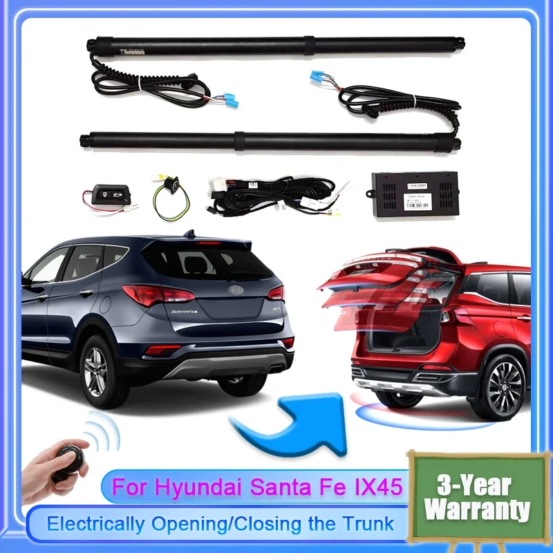 

Для Hyundai Santa Fe IX45 TM 2018 ~ 2024 автомобильный электрический подъемник задней двери, интеллектуальное открытие задних ворот для привода багажника