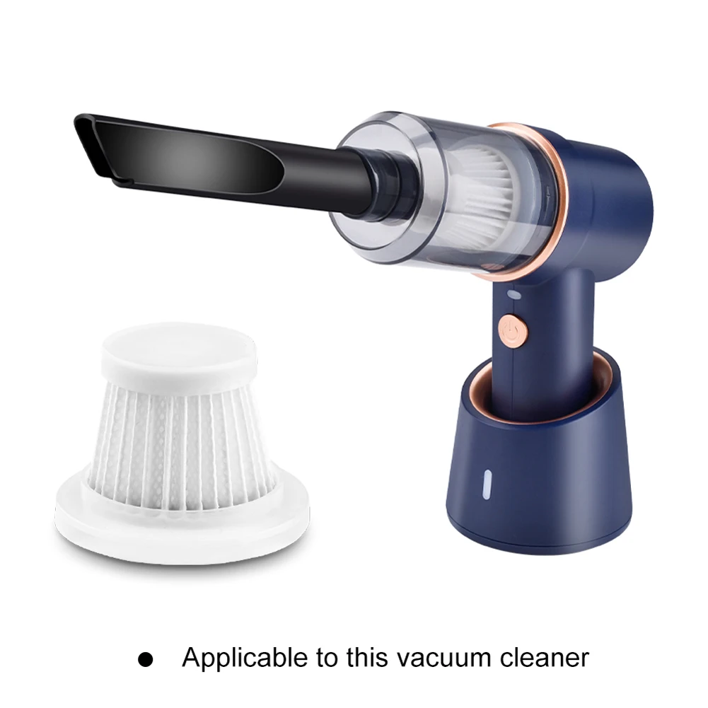 5pcs HEPA Car Vacuum Filter Washable Cordless Vacuum Cleaner Filter Easy Installation and Removal Car Vacuum Cleaner Accessories