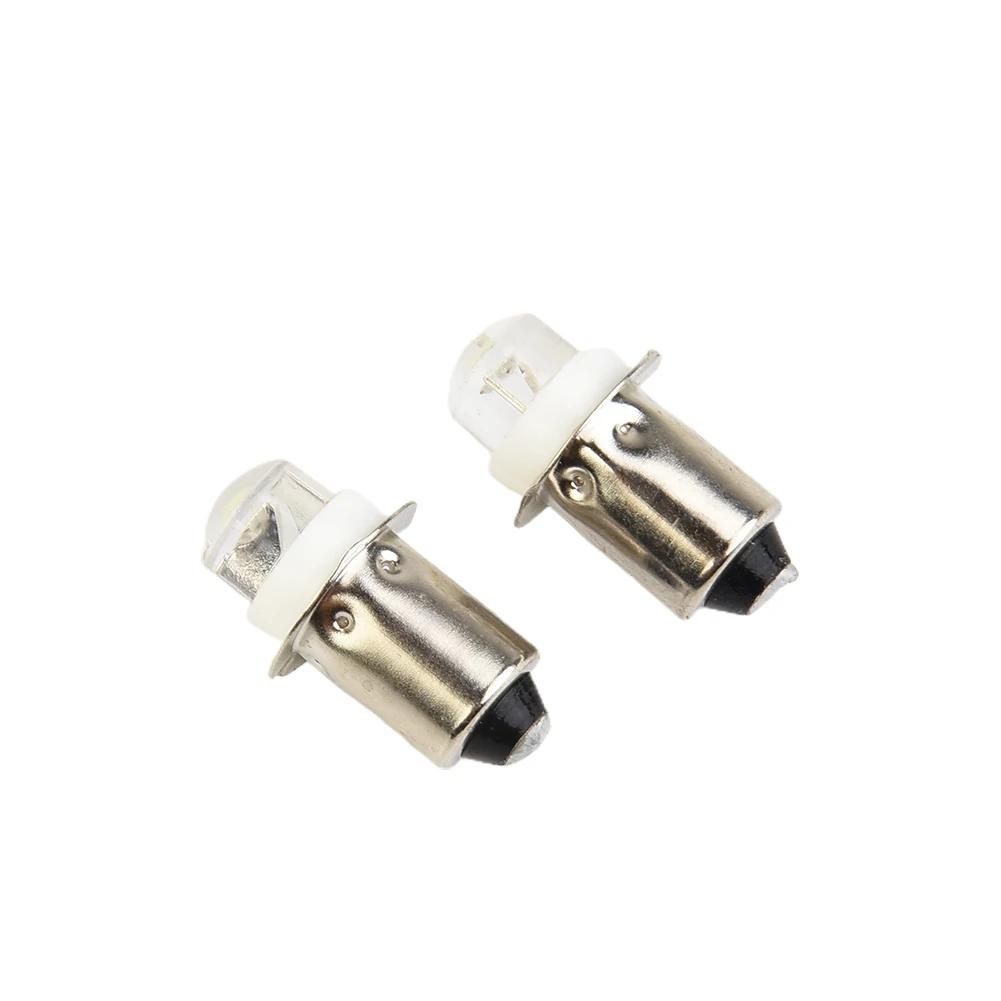 High Quality 3SMD Per Bulb High QUALITY 3030 LED Chips LED Bulb Torch Flashlight 2pcs 6000K Base 3V DC Upgrade