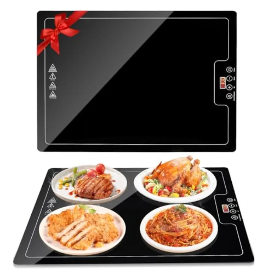 

Электрический греющий коврик 50x38 см с термостатом и цифровым дисплеем, поддержка температур 104~284 градуса ℉ Таймер 30 мин-24 ч P