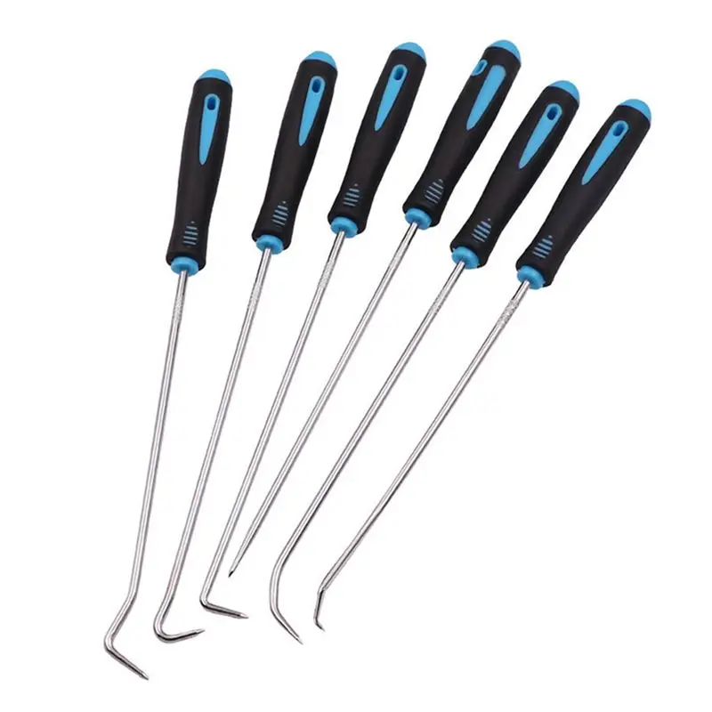 A33Z-6Pcs Car Auto Vehicle Oil Seal Screwdrivers Set O-Ring Seal Gasket Puller Remover Pick Hooks