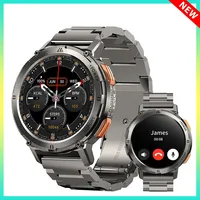 2024 New Original TANK T2 Ultra Smartwatches for Men Fashion AMOLED AOD Bluetooth Call Electronic Men's MILITARY Smart Watch