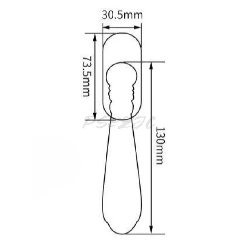 Brass Forged Window Handle Thickened Solid Window Handle External Open Window Handle Accessories