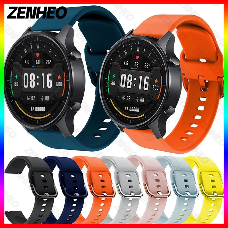 

Silicone Strap for Xiaomi Mi Watch Color Smart Watch Band Replacement Watchband For Huami Amazfit GTR 2 GTR2