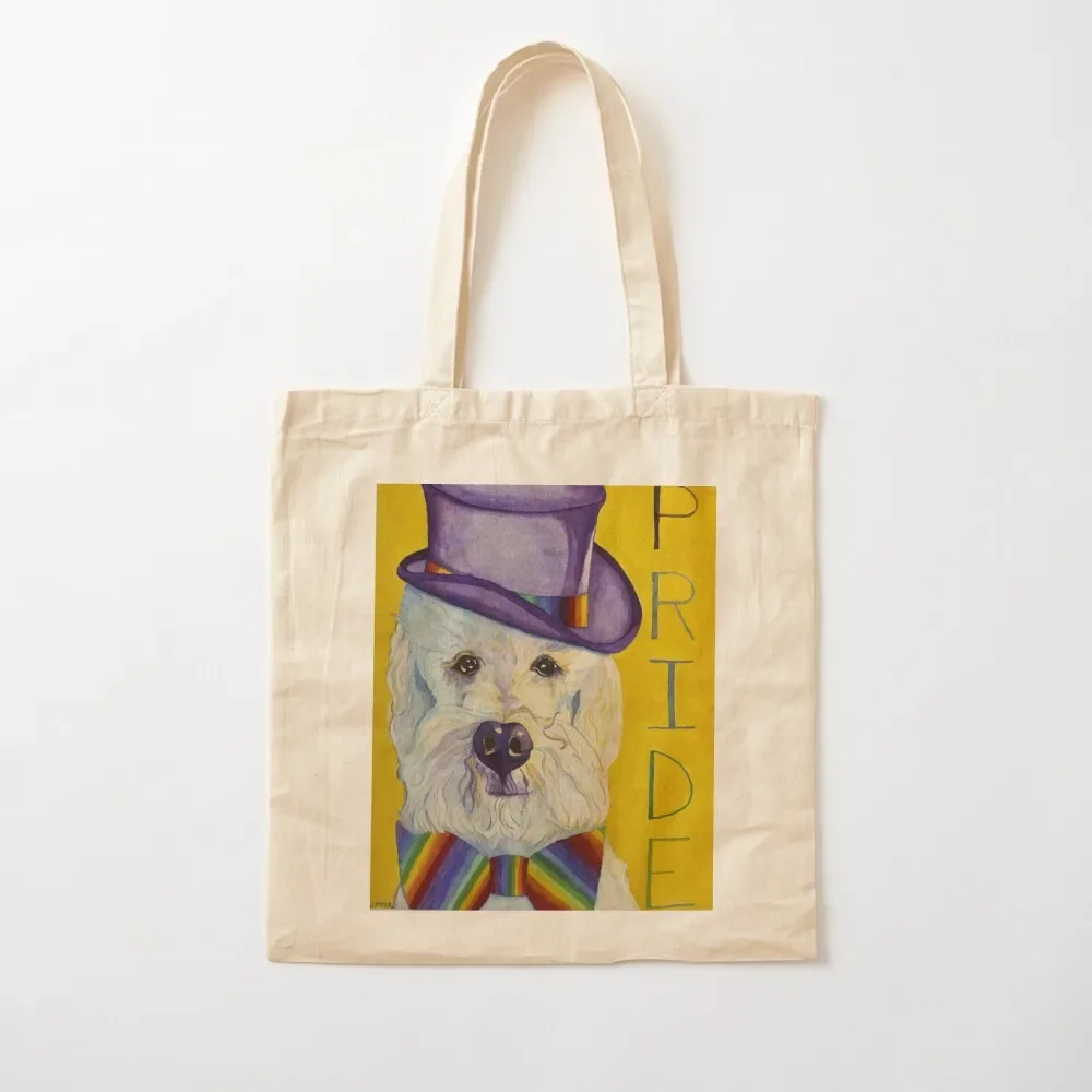 

Pride Poodle Tote Bag shopper bags tote custom personalized handbag