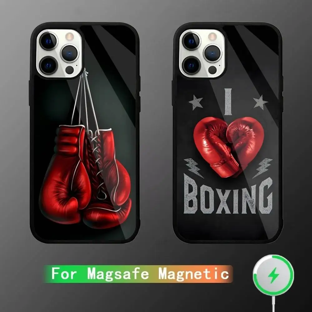 

Strong Boxing Gloves Phone Case For iPhone 17,16,15,14,13,12,11,Plus,Pro,Max,Air,Mini Magsafe Magnetic Wireless Charging