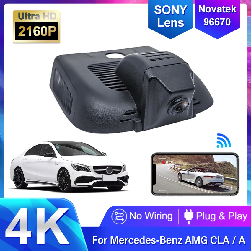 

Car DVR Registrator Dash Cam Camera Wifi Digital Video Recorder For Mercedes Benz A CLA Class AMG W177 C118 A35 CLA35 A200 A45