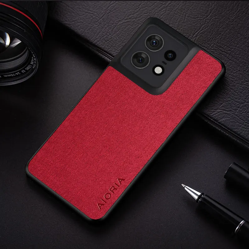 Case For Motorola Edge 50 Ultra Pro Fusion Neo funda business style durable textile leather cover for Moto Edge 50 Ultra coque