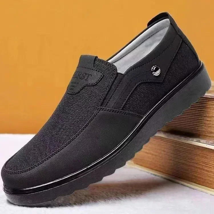 Men's Shoes Breathable Men's Single Shoes in The Elderly Non-slip Casual Shoes Sole Large Size Dad sneakers