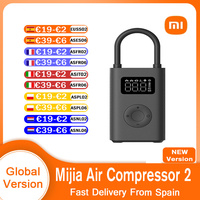 Xiaomi Air Pump 2 Mijia Electric Air Compressor Led Multitool Pump For Bike Automotive Car Type-C Inflator 12V Mi Inflatable 2