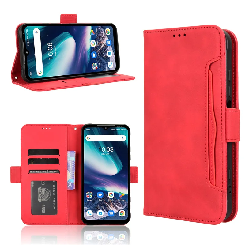 For Umidigi Bison X20 Flip Type Phone Case for Umidigi Bison X20 Leather Multi-Card Slot Mobile phone Wallet case