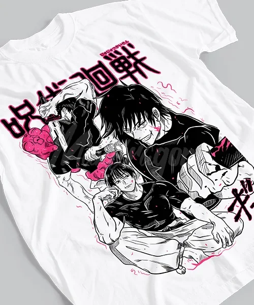 Camiseta unisex Jujutsu Kaisen Toji Fushiguro Cotton anime T-shirt
