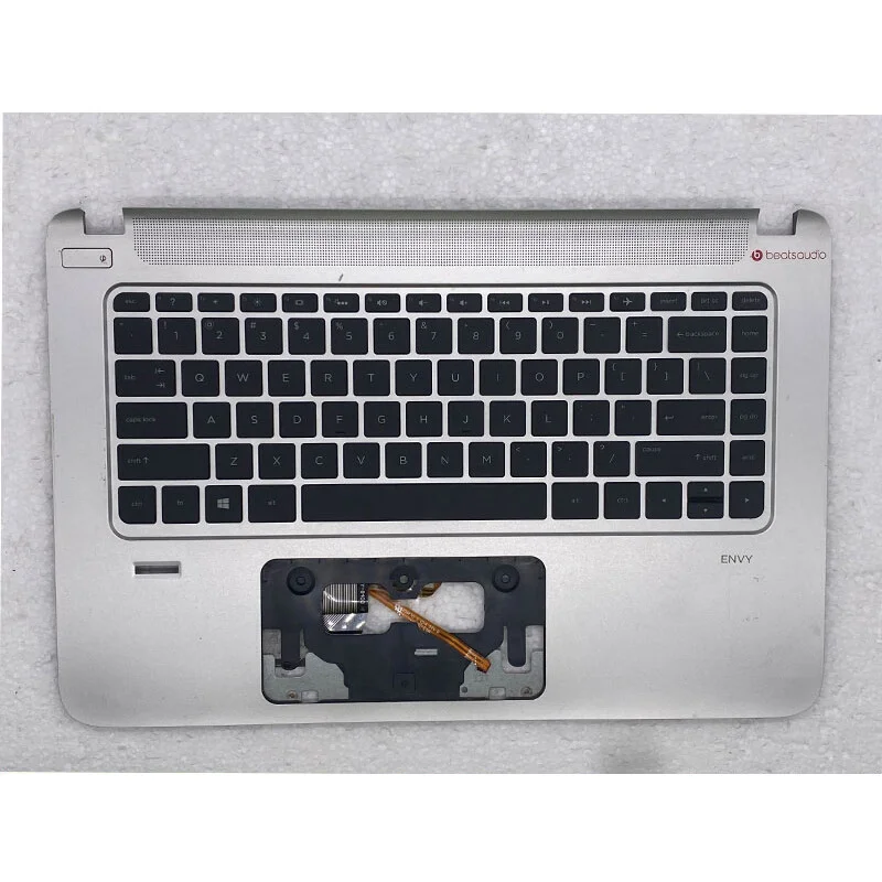 OEM Replacement  Palmrest With Backlit Keyboard Fingerprint Hole For HP Envy 14-K 14-U TPN-Q139