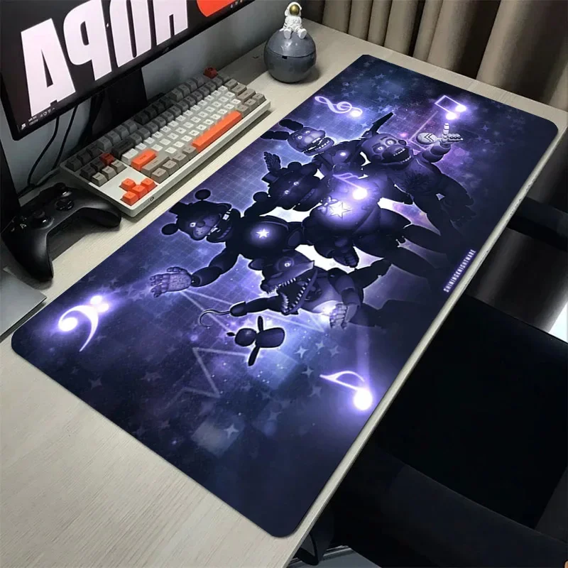 Imagem -04 - Engraçado Anime Mouse Pad Sfm Fnaf pc Cabinet Games Desk Mat Gaming Acessórios Mesas de Computador Gamer Teclado Mousepad Mats Xxl