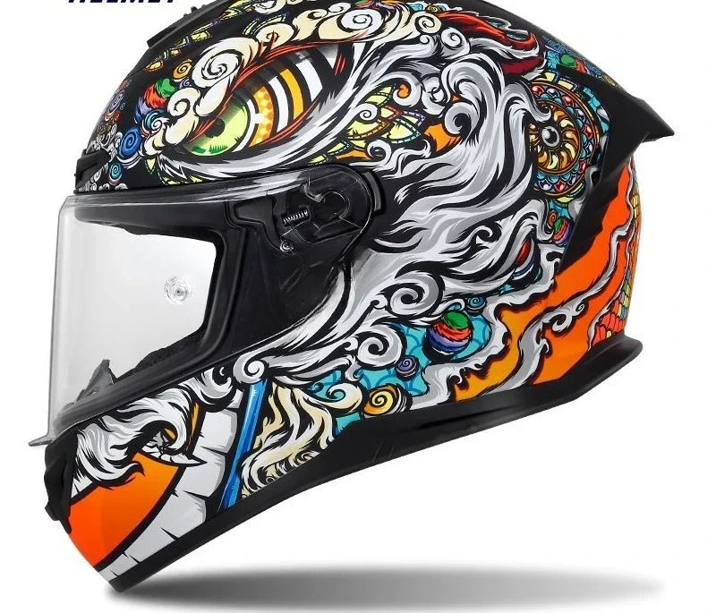 

Electric car helmet men's full-cover locomotive personalized racing helmet