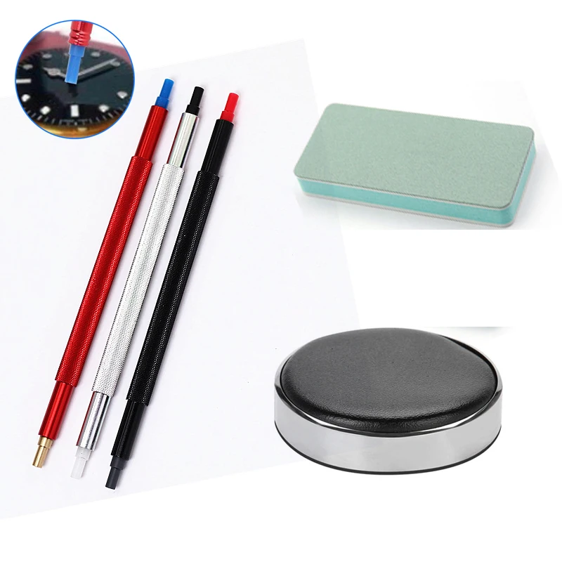 3PCS Watch Hand Pressers Pusher Fitting Set Kit Watchmakers Watch Repair Tool Kit Double-ended Needle Pen And Needle Set