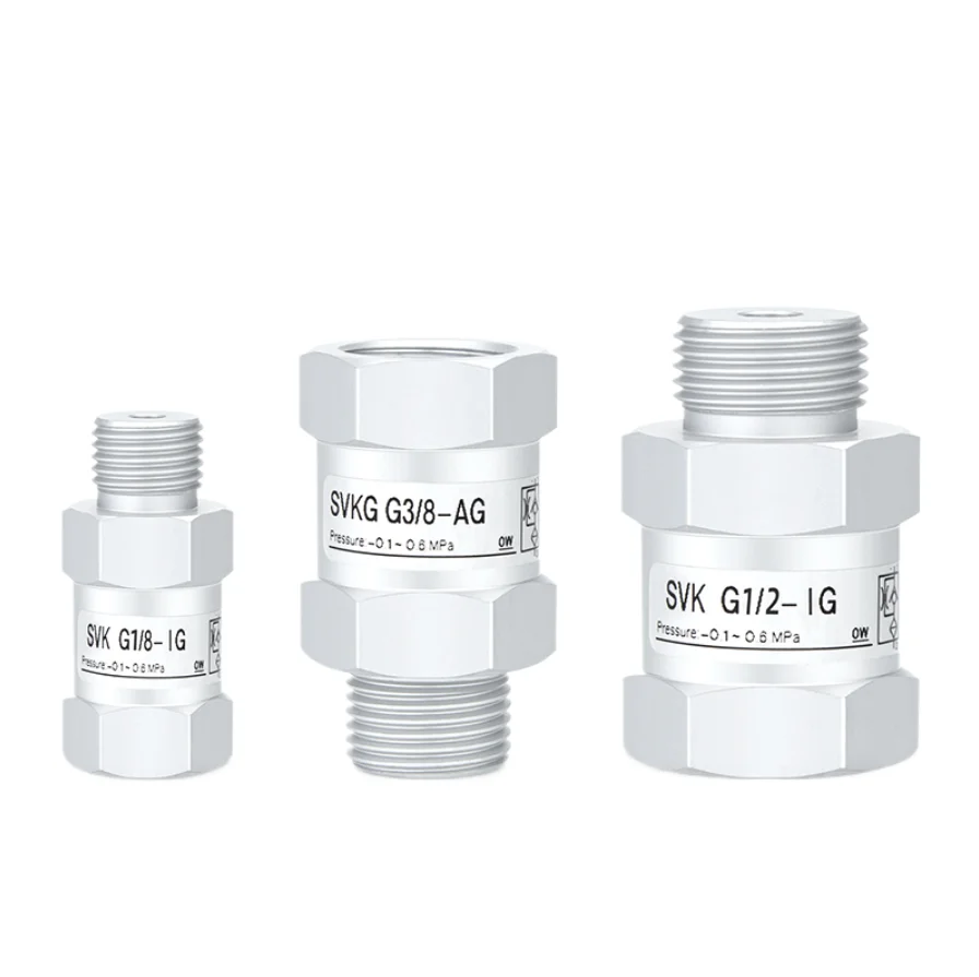 Vacuum Safety Valve Logic Valve Check Valve Suction Cup SVK-SVKG-G1/8/G1/4/G3/8/G1/2-IG-AG