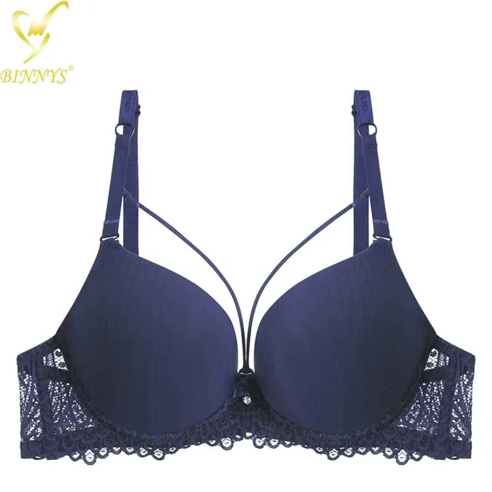 Sujetador de mujer Sexy Copa B Tirantes ajustados Mujer Premium Fancy Soutien Gorge Femm Sujetador de mujer con aros BINNYS