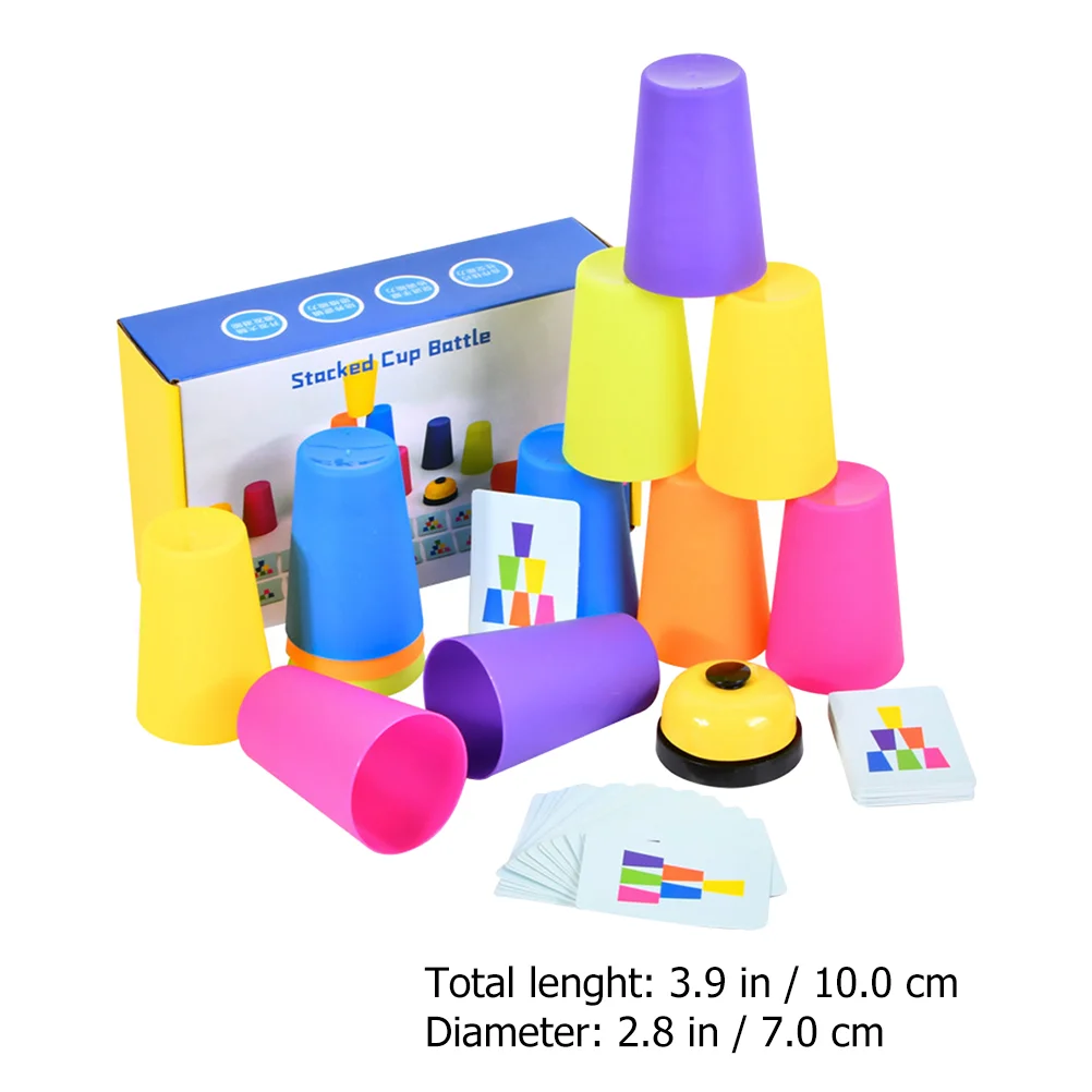 Toddler Toys Battle Cup Game Educational Stacking Plaything for Kids Cups Preschool