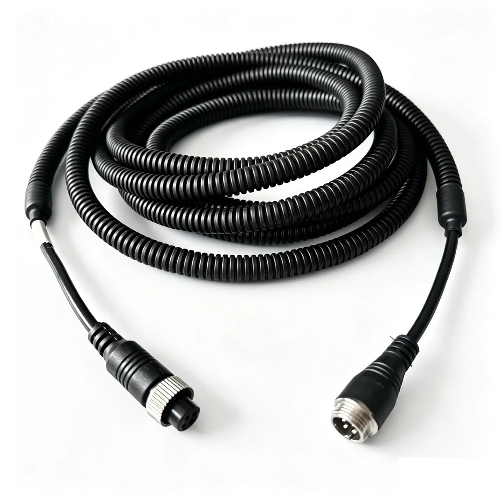 Backup Camera Wire 4Pin Male To Female Aviation Video Extension Cable For CCTV Rear View Camera