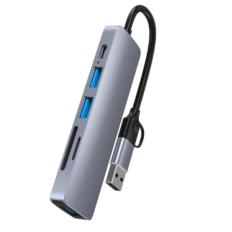 Dual Head Type C/usb Docking Station Usb C Docking Station Usb Hub Support SD/TF Read Usb3.0