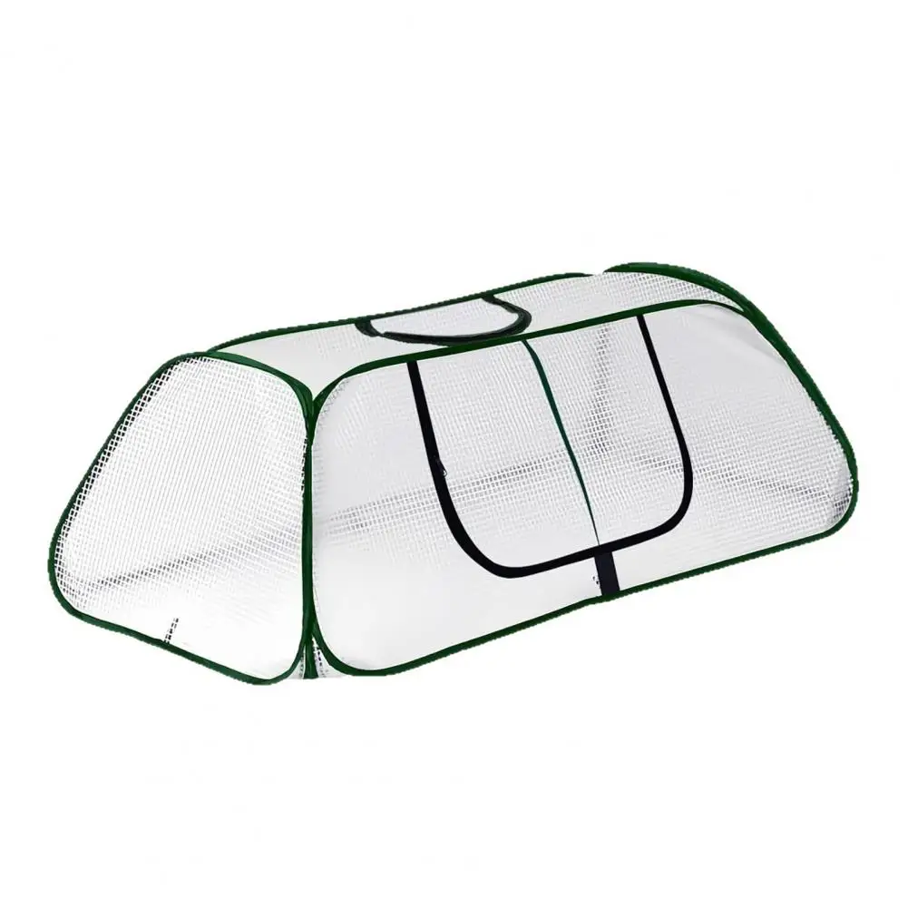 Fruit Vegetable Protector Cage Weatherproof Plant Cover Pop-up Mesh Plant Greenhouse Cover for Raised for Seedlings for Garden
