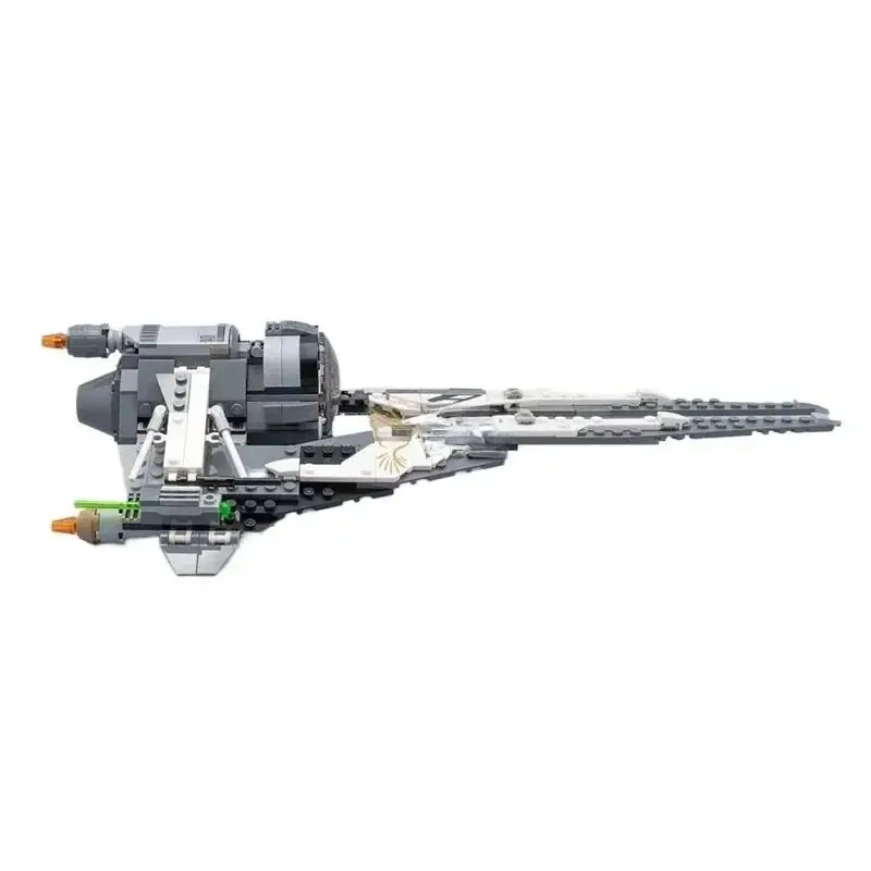 New MOC Flying Fighter Vehicle Model 396Pcs Home Ornament Building Blocks Gift for Boys - view 4