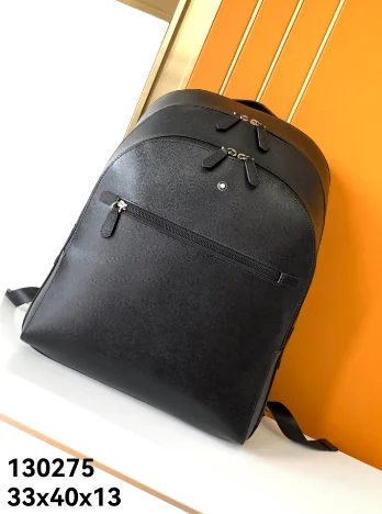 

MB 130275 luxury men's backpack bag fashion briefcase first layer cowhide bag