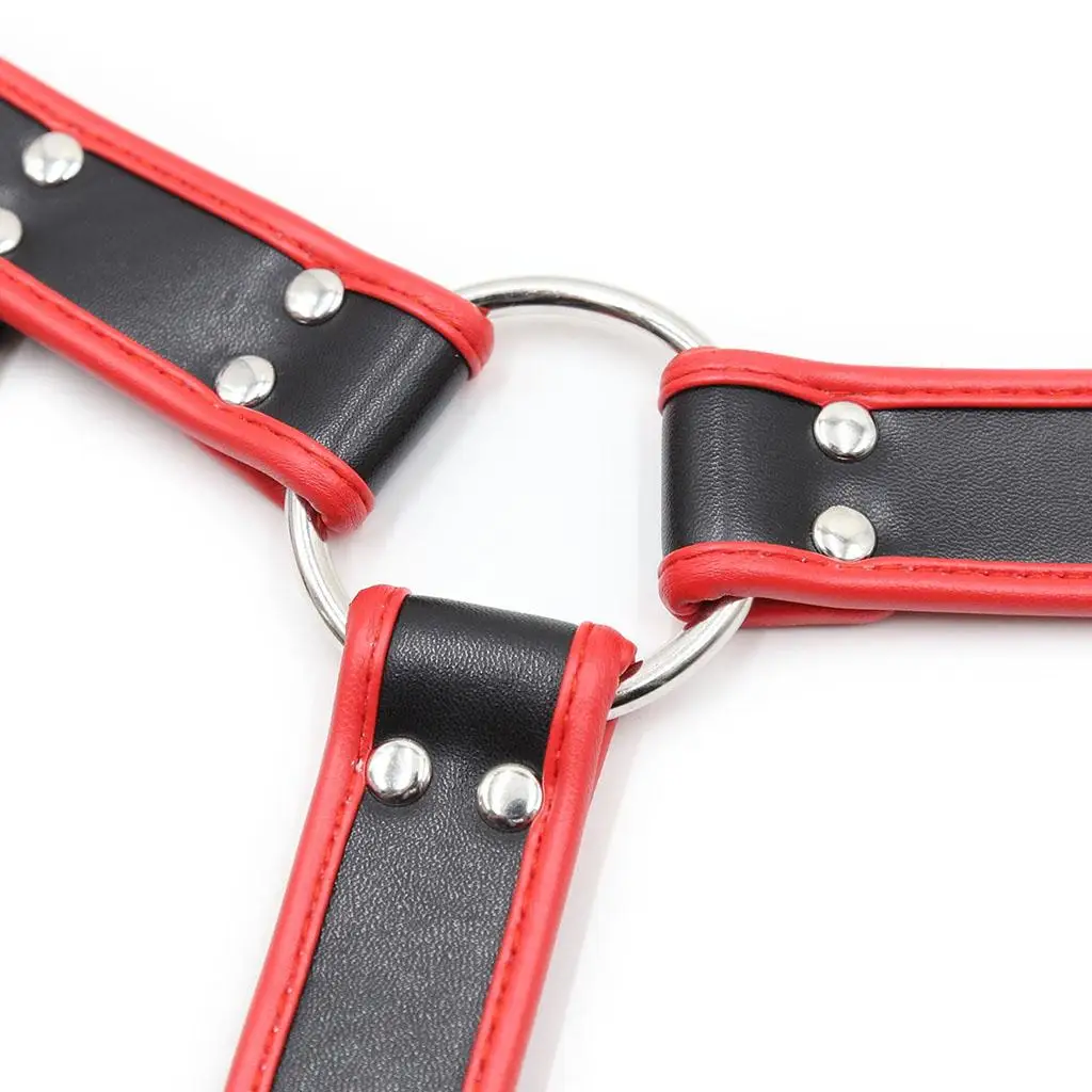 Adjustable Leather Chest Harness Straps for Men Sexy Clubwear Body Belt Cosplay Nightwear Accessories