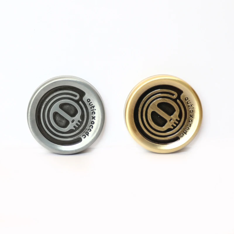 Metall EDC Stress Relief Spielzeug Magnetische Zappeln Münzen Erwachsene EDC Sensorischen Spielzeug für Autismus Teufel Milch Kappe Stress Spinner Erwachsene Geschenk – Detail 5