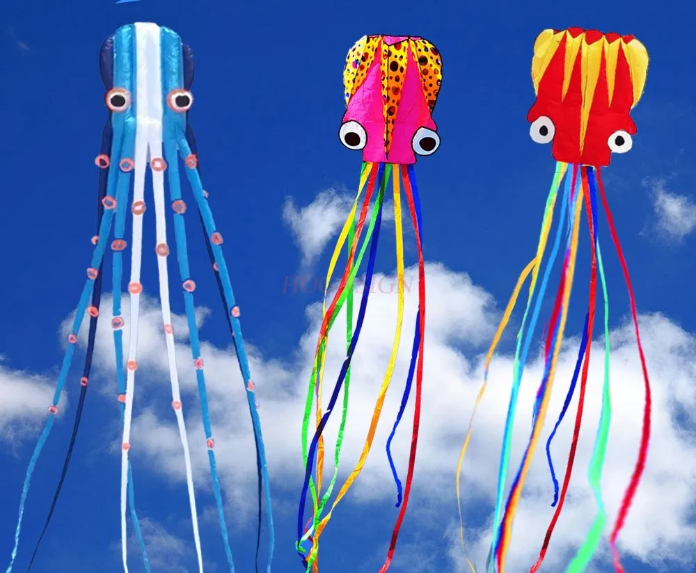 Octopus Soft Kite สําหรับเด็กและผู้ใหญ่ขนาดเล็ก Kite Easy TO Fly in the Breeze ขนาดใหญ่และ High end ใหม่ประเภท Kite