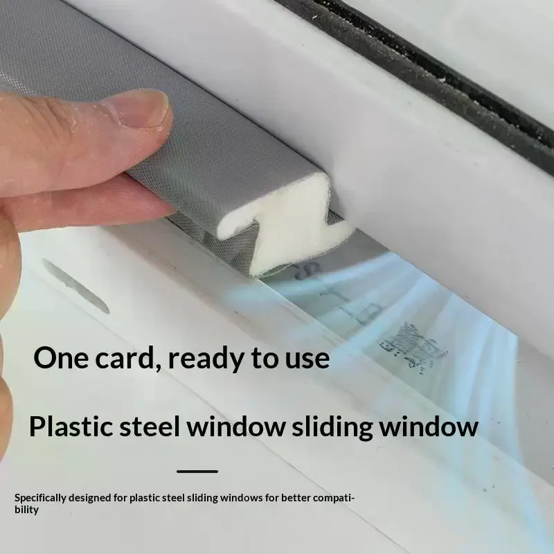 Seal Strip Set Windproof Waterproof Soundproof Dustproof Sliding Windows Doors Outer Inner Gaps