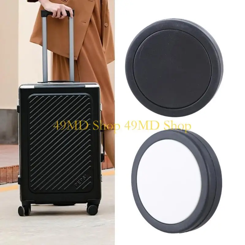 49MD Suitcase Spinner Replacement Set of 8Pcs 55x12mm Rubber with 2 Size Axles
