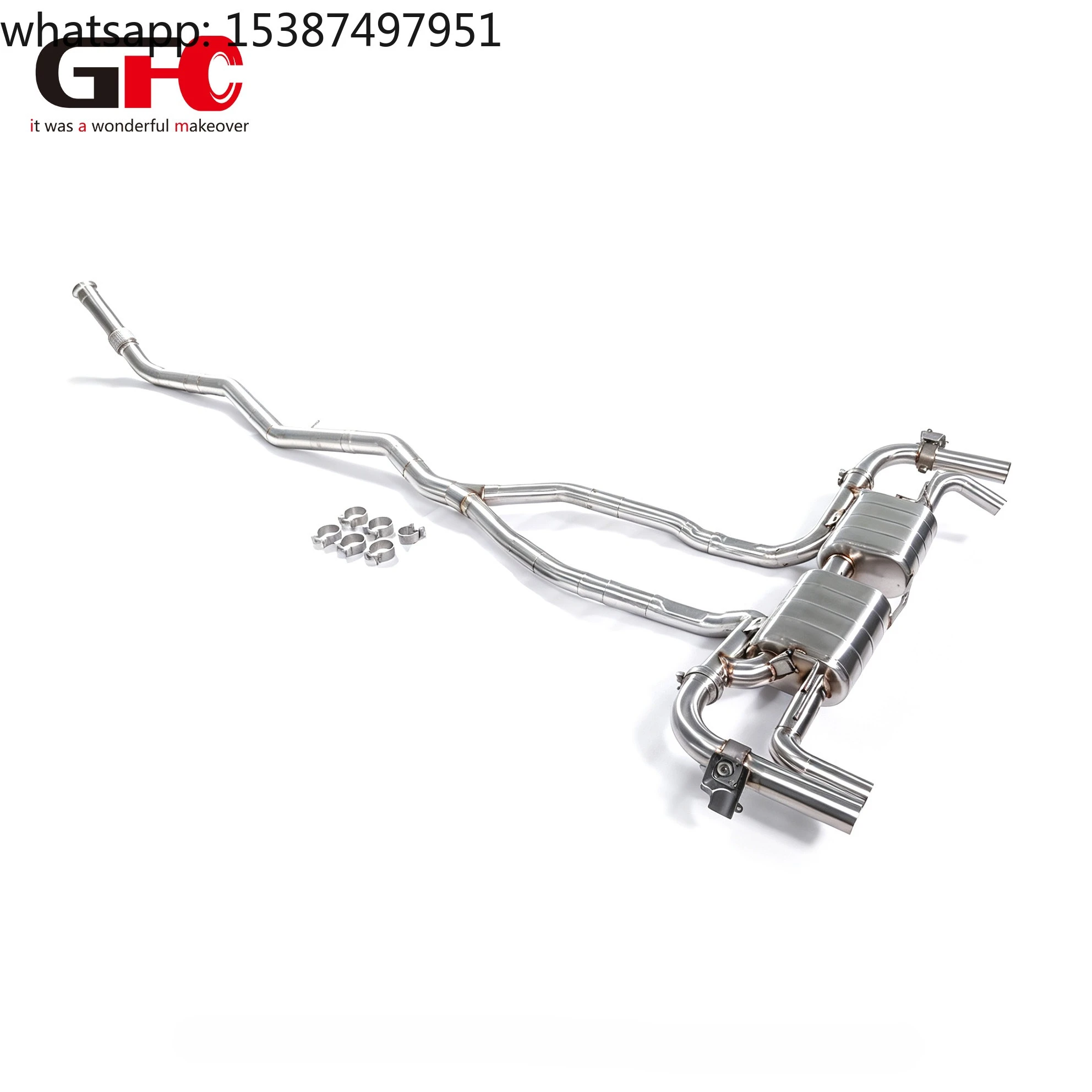 For Specifically for 2020-2024 Mercedes-Benz GLE53 3.0T GFC Catback Valvetronic Exhaust System Muffler for Sports Car Sound