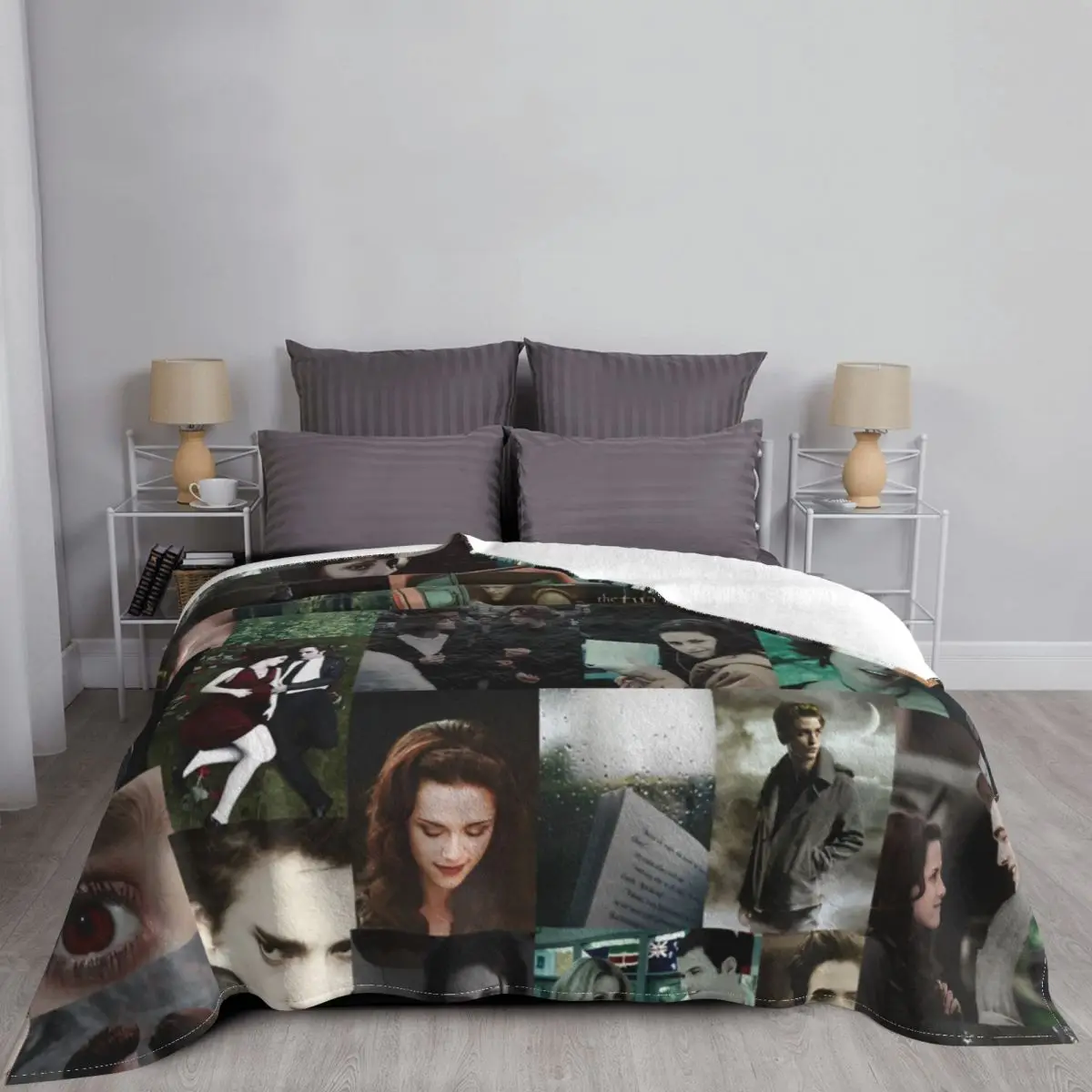 The Twilight Saga Blankets Coral Fleece Plush Autumn/Winter Multi-function Super Soft Throw Blanket for Home Bedroom Bedspreads