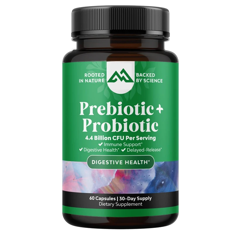 

Probiotics and probiotics intestinal health supplements Lactobacillus acidophilus 60 capsules vegetarian capsules