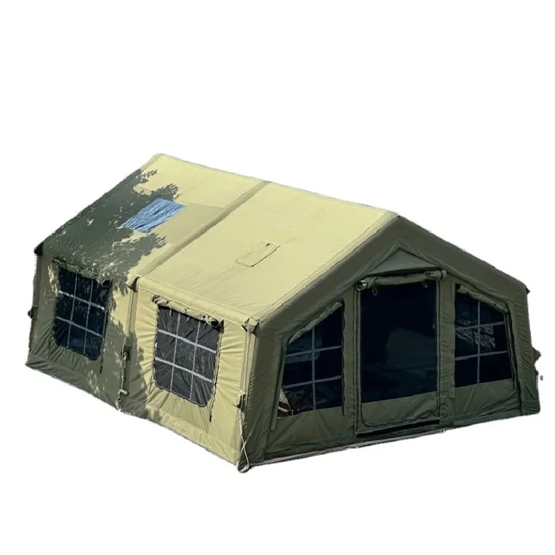 

Factory Hot Selling Luxury Green 17.2 Inflatle Picnic Dome Tent For Outdoor Family Camping