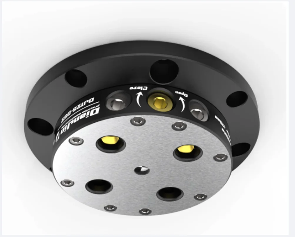DJ-AIX5-D52-H43 High Seat Quick Change Plate Four or Five Axis Fixture Self Centering Tiger Clamp