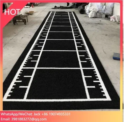 JS 2*6M Customizable Logo Fairway Used 6 Chipping Driving Range Practice 3D Training Golf Putting Mat