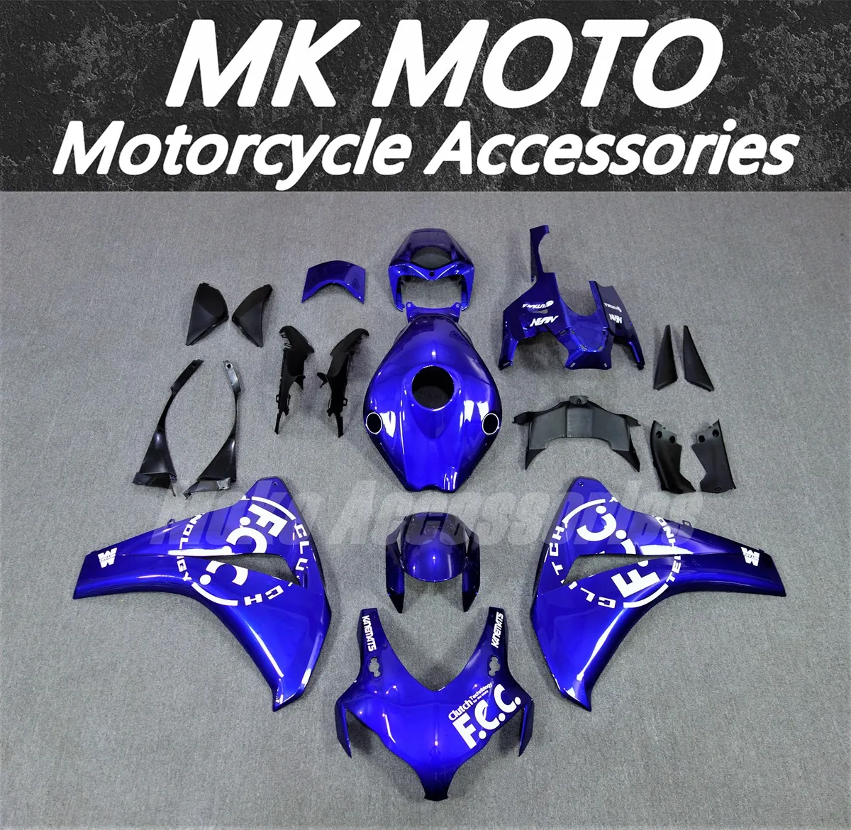 Motorcycle Fairings Kit Fit For Cbr1000rr 2008 2009 2010 2011 Bodywork Set High Quality ABS Injection New Blue Black White FCC