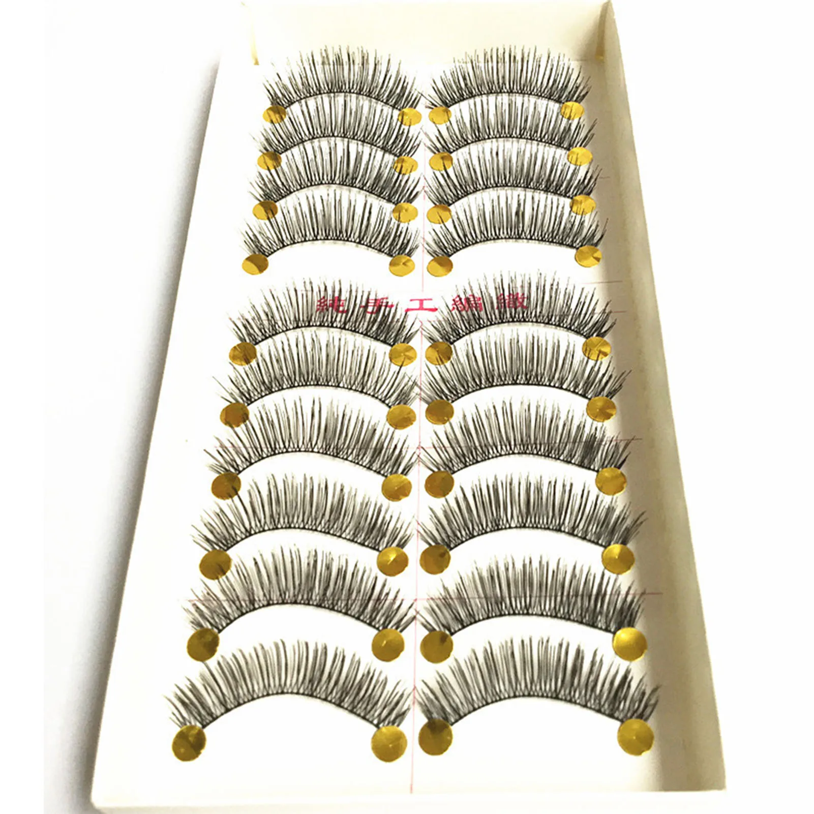 Cílios postiços macios reutilizáveis volume 3D cílios postiços para cosplay salão de maquiagem de casamento