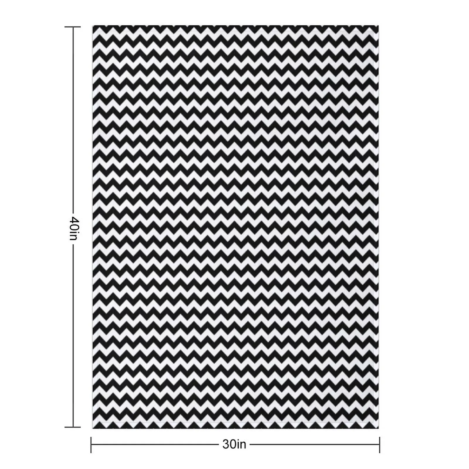 Black and White Simple Chevron Throw Blanket Extra Large Throw Sleeping Bag Soft Plush Plaid Luxury Thicken Blankets
