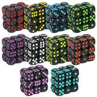 16mm Game Dice D6 of Rounded Corner Six Sided Dice for DND, RPG,Table Board Game or Teaching Math