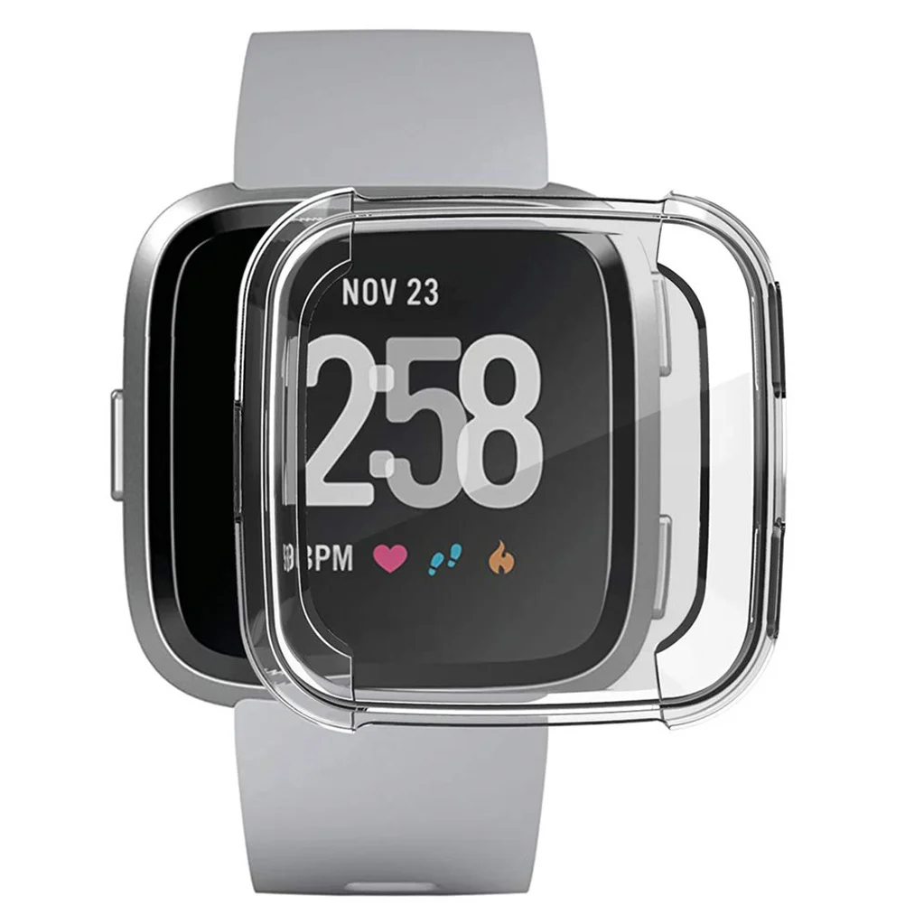 

Transparent Tpu Protective Case Slim Lightweight Watch Shell Compatible Shockproof Cover Sports Accessories Watch